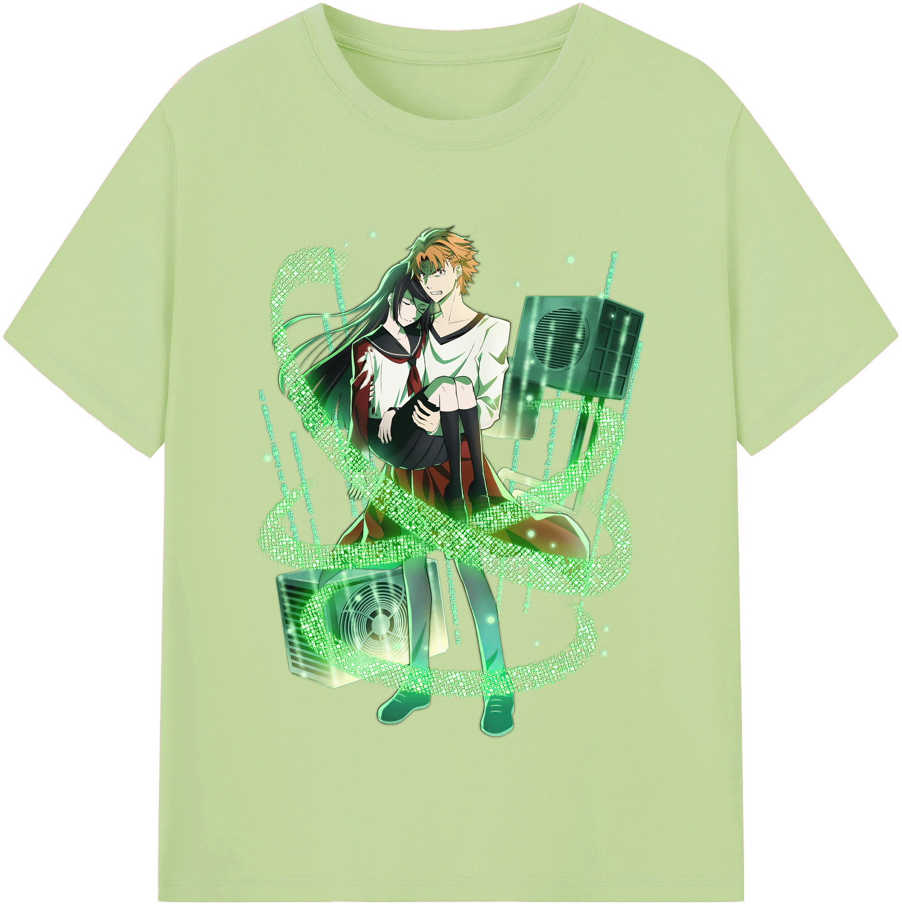 （画像用） 文豪ストレイドッグス Bungo Stray Dogs 綿100％半袖Tシャツ（フロントプリント）